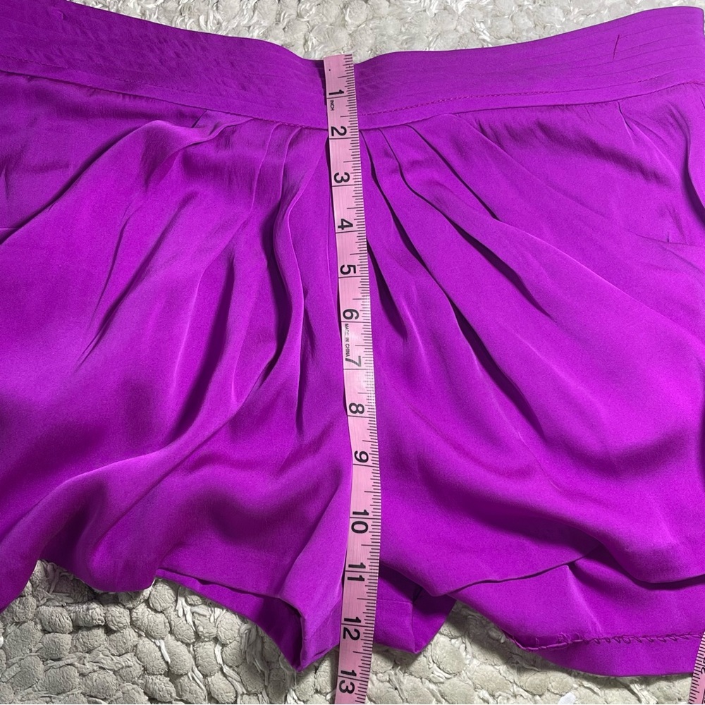 Mara Hoffman pink drapead silk shorts - Picture 10 of 11